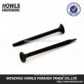 Black phosphating bugle head C1022 steel fine thread drywall Screw 3.5*35